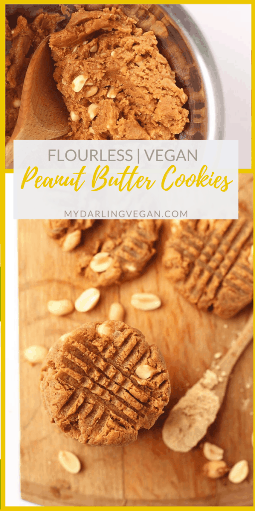 Enjoy these Flourless Peanut Butter Cookies for a vegan and gluten-free snack that is packed with proteins, healthy fats, and unbelievably good flavor.