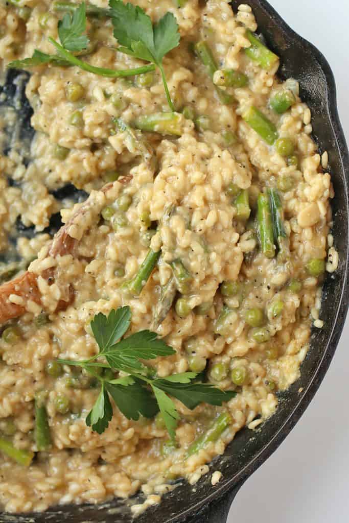 Vegan Risotto with Asparagus and Peas | My Darling Vegan
