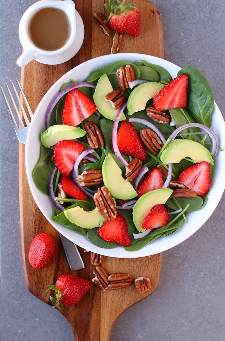 Spinach Strawberry Salad