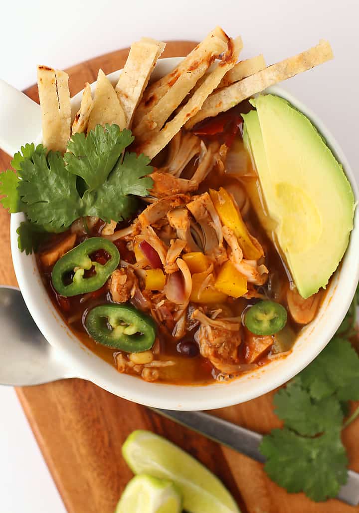 Tortilla Soup with Jackfruit