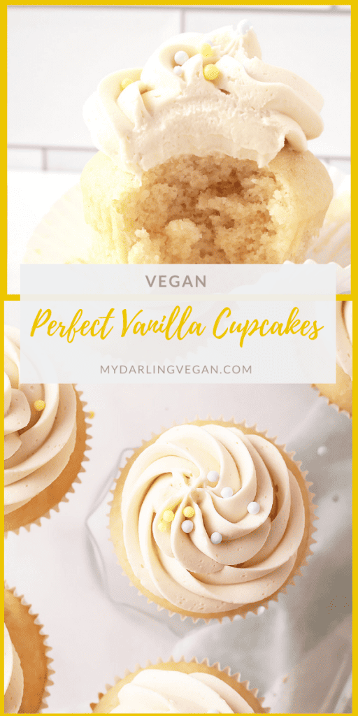 These vegan Vanilla Cupcakes are unbelievably delicate and moist with a touch of sweetness for an easy and delicious cupcake that everyone will love.