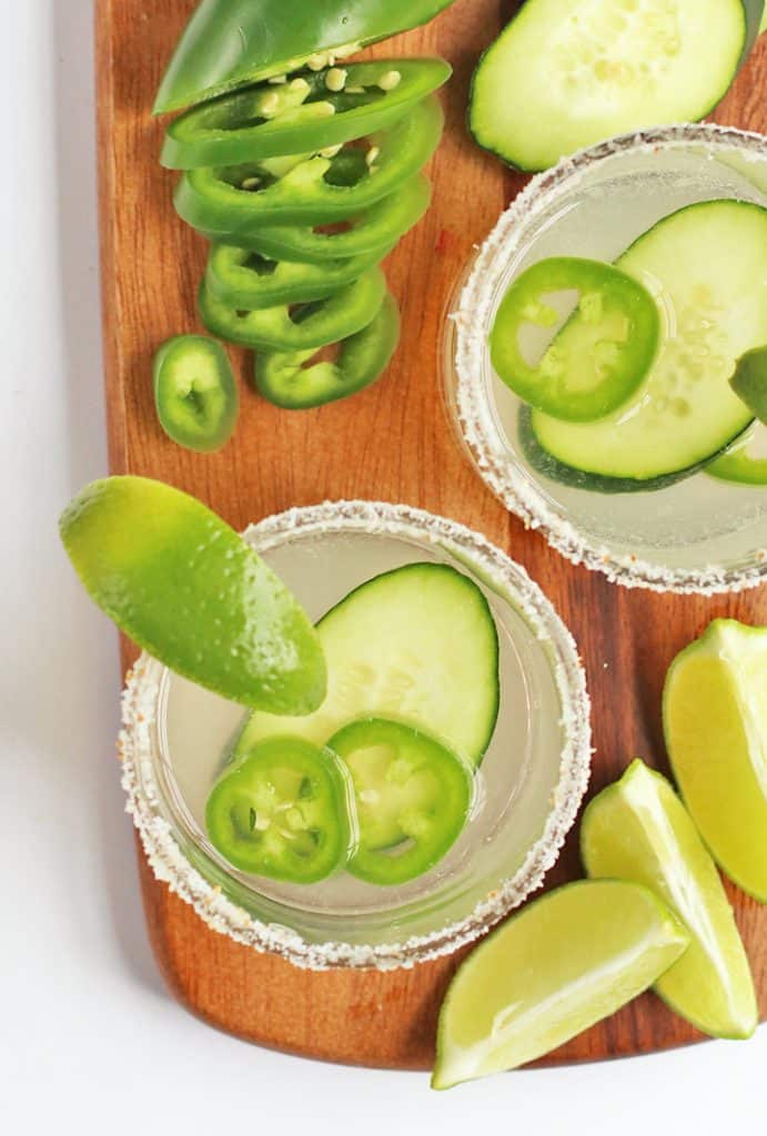 Cucumber Jalapeño Margaritas