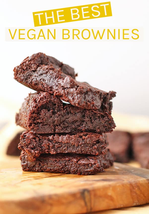 These fool-proof easy vegan brownies are unbelievably rich and fudgy on the inside with a beautifully cracked topped and a delightful bite for the perfect sweet treat everyone can enjoy.