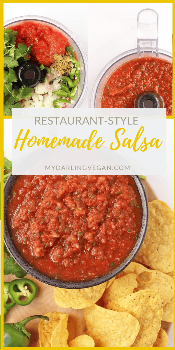 Easy 5-Minute Homemade Salsa - My Darling Vegan