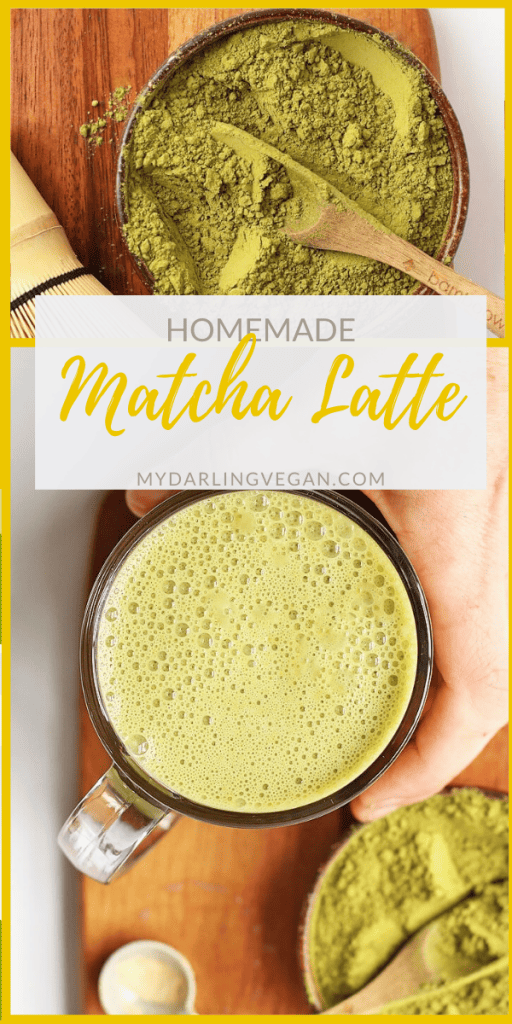 Dairy-Free Homemade Matcha Latte | My Darling Vegan