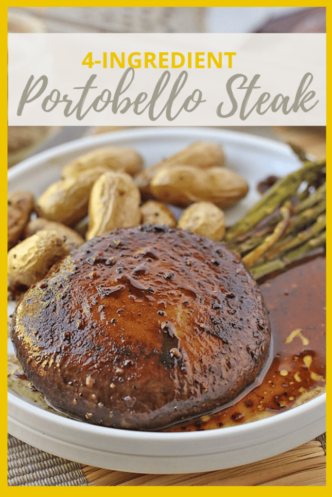 These juicy Portobello Steaks are made with just 4 ingredients in just 30 minutes for a delicious and wholesome plant-based meal that will satisfy your cravings.