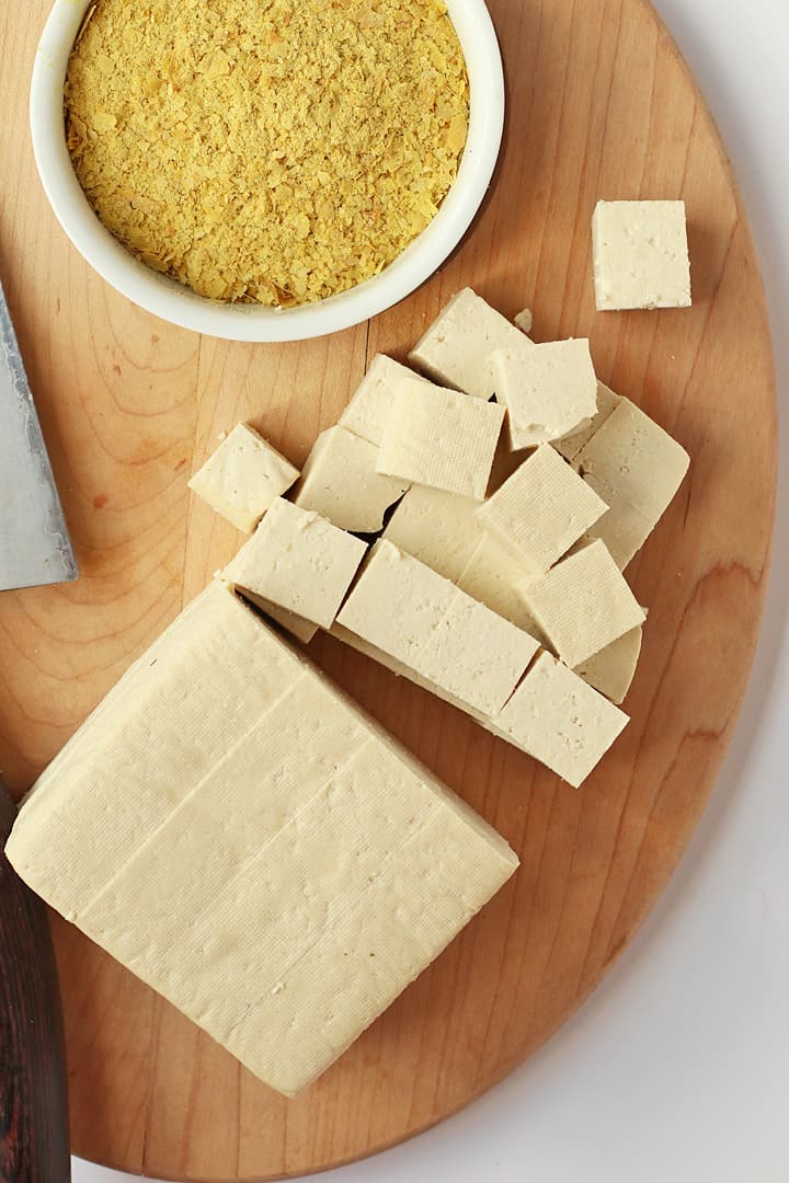 Tofu and nutritional yeast