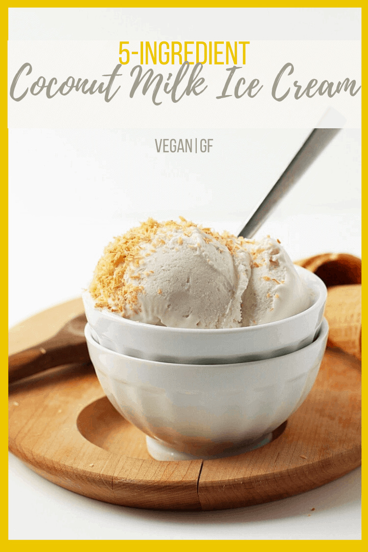 5-Ingredient Coconut Milk Ice Cream - My Darling Vegan
