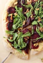 Roasted Beet Pizza