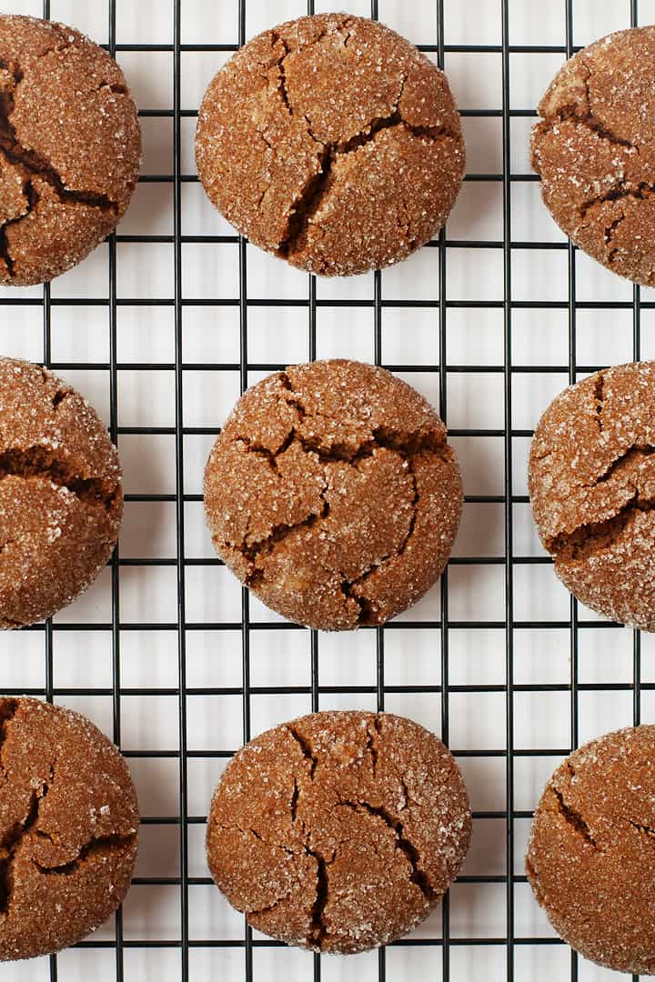Vegan Molasses Cookies