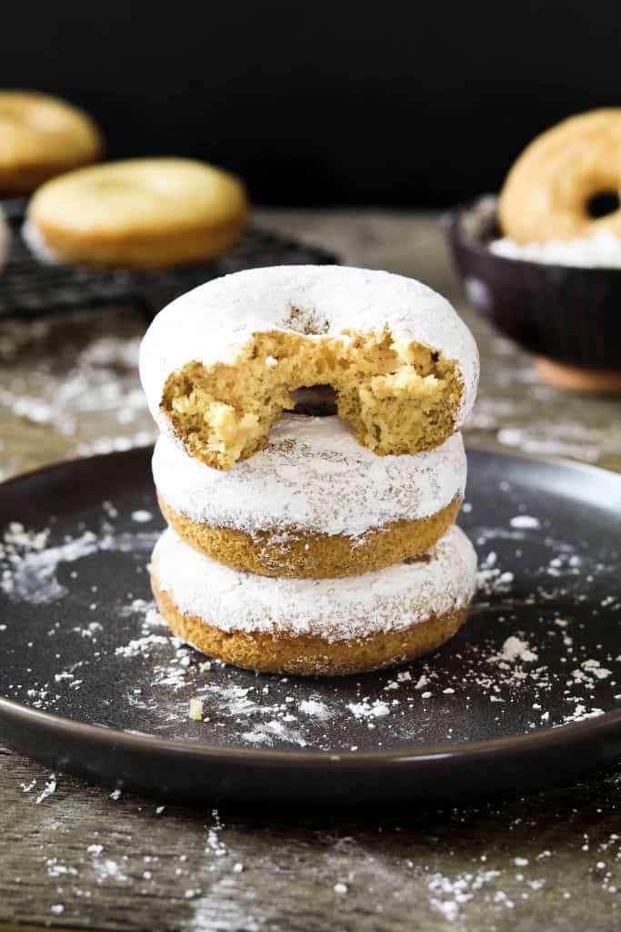 Vegan Powdered Doughnuts