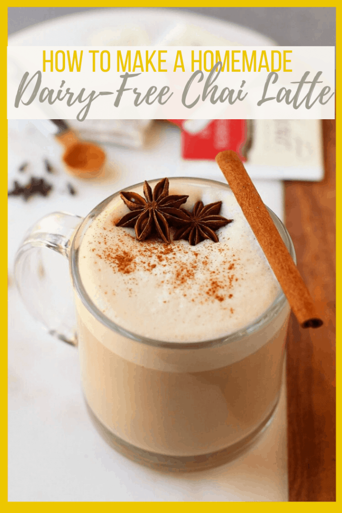 Save money and learn how to make a chai tea latte at home! A warm and spicy spiced tea blended with frothed milk for only a fraction of the price! Made in under 10 minutes.