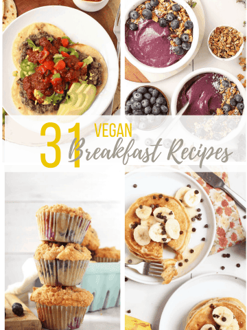 31 of the best VEGAN breakfast recipes. This roundup has it all; from sweet to savory, these meat-free, egg-free morning recipes are the perfect way to start your day. 