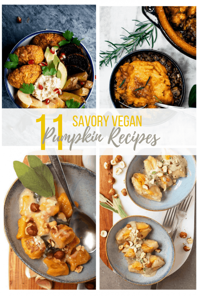 The BEST savory vegan pumpkin recipes from around the internet. You can enjoy pumpkin all season long with this deliciously seasonal roundup. From soups to pasta to sides, there is a pumpkin recipe for everyone. 