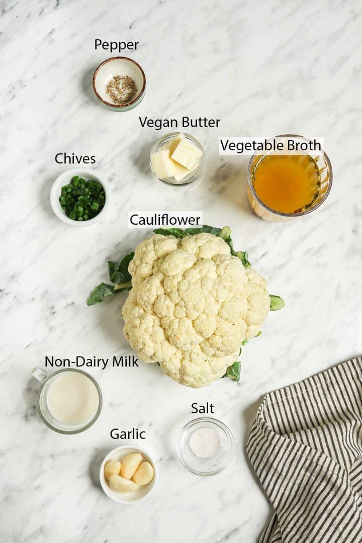 Keto Cauliflower Mashed Potatoes | My Darling Vegan