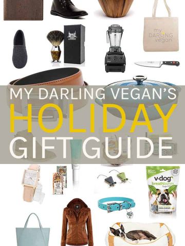 Get all your holiday shopping done here with My Darling Vegan's ULTIMATE Vegan Gift Guide for the holidays. With gifts for the chef, the home, him & her, and even the pets, you'll find something for everyone.