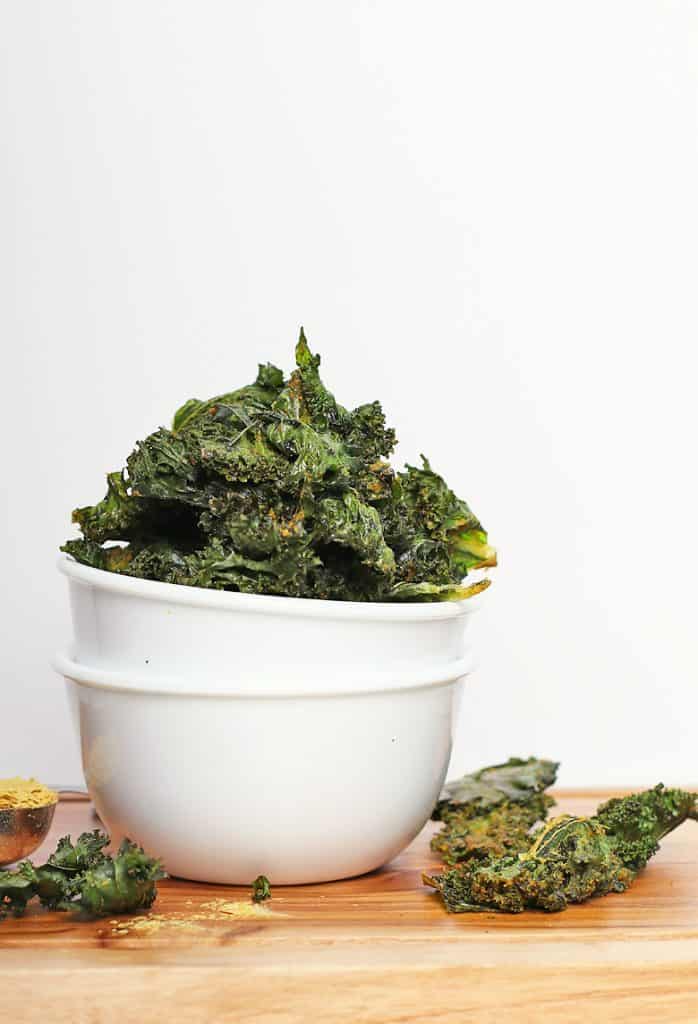 The PERFECT Cheesy Kale Chips Recipe