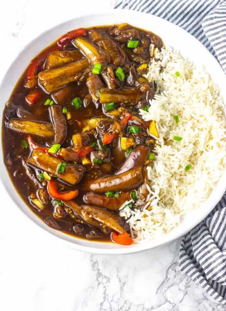 Chinese Eggplant in Garlic Sauce