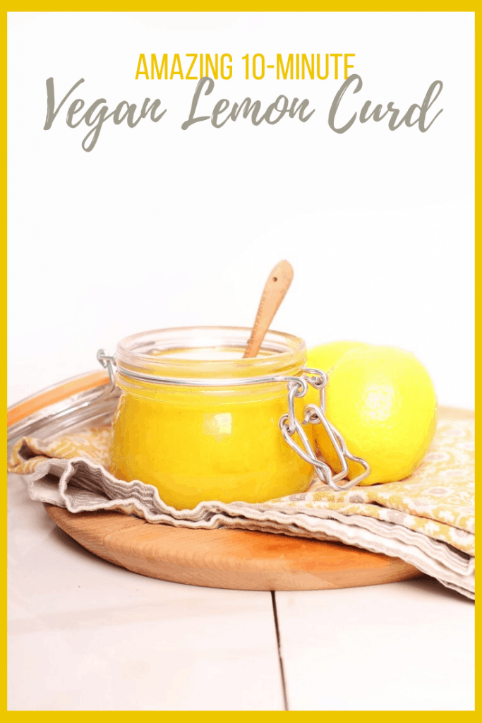 This easy vegan lemon curd is perfect. Sweet and citrusy, this thick lemony custard is the perfect sauce, filling, and condiment for your seasonal desserts. Made in just 10 minutes for a sweet treat nobody will believe is vegan. 