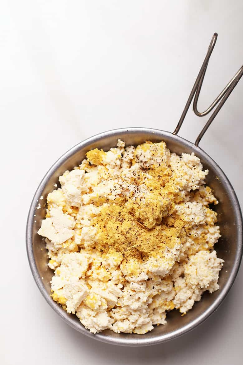 Tofu and nutritional yeast