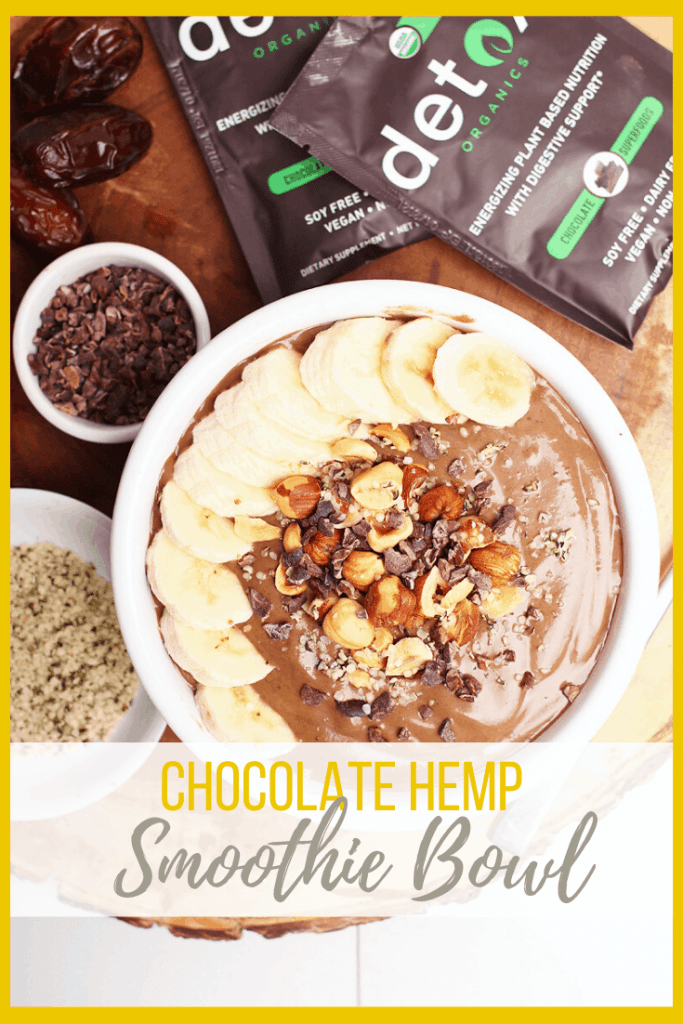 This Hazelnut Chocolate Smoothie Bowl is a wholesome, hearty, and delicious way to start your day. Made in just 5 minutes, it's a smoothie that is packed with fiber, protein, and powerful superfoods for a meal that will fuel you up for hours.