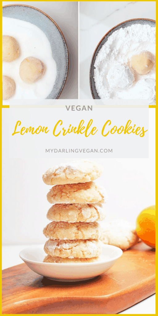 These Lemon Crinkle Cookies are unbelievably moist and chewy with a perfectly crispy outside and filled with zesty citrus in every bite. Rolled in powdered sugar for a delightfully sweet and citrus blend. 