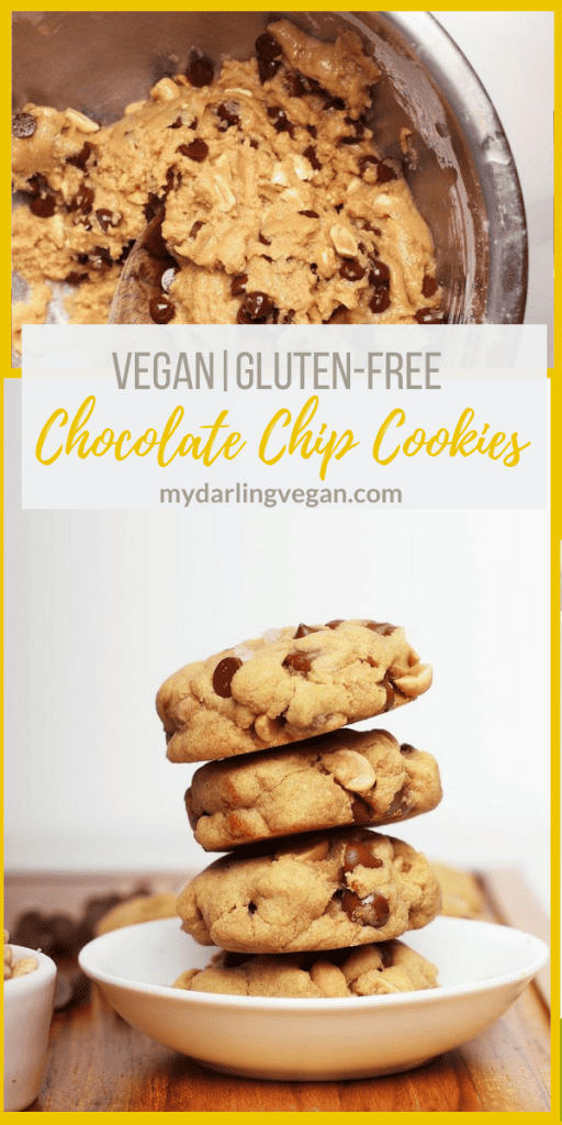 These Gluten-Free Chocolate Chip Cookies are made with quinoa flour for a wonderful gluten-free twist on an American classic cookie. Sprinkle with coarse sea salt for a delightfully sweet and salty treat. 