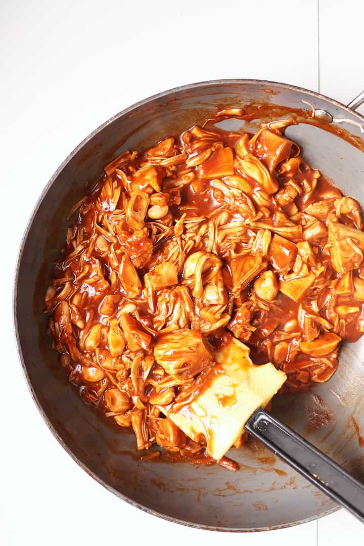 Sautéed Jackfruit with BBQ Sauce