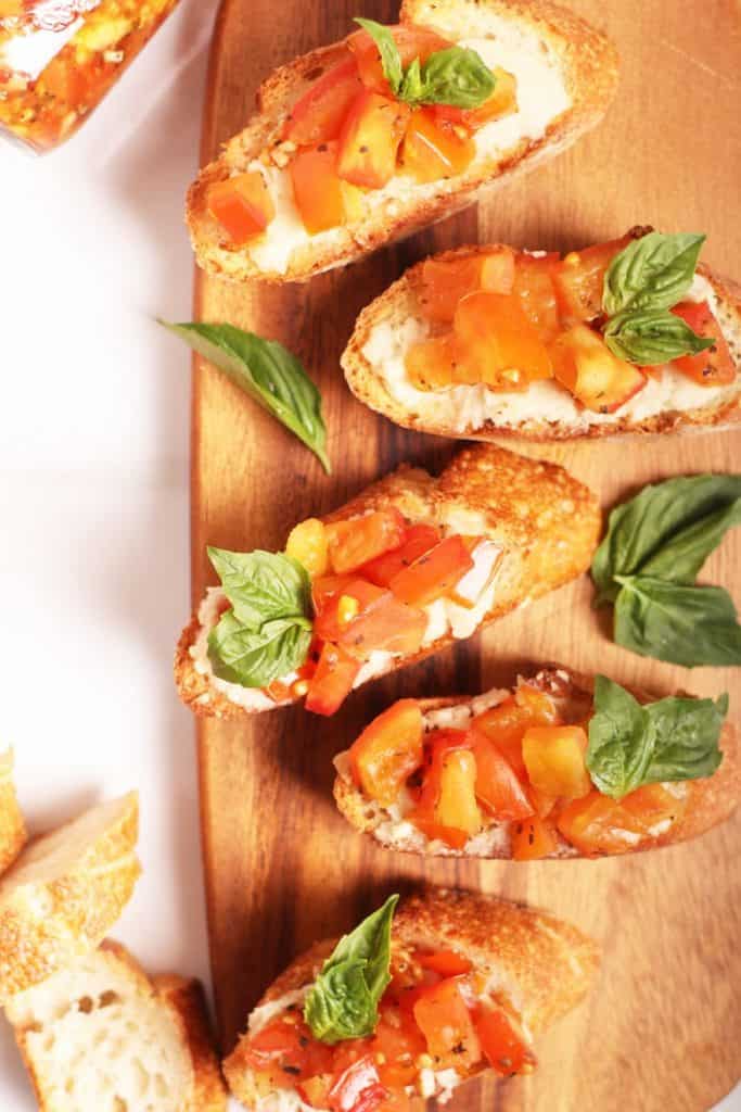Baked Tomato Bruchetta {Canned} | My Darling Vegan