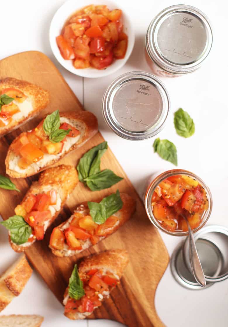 Baked Tomato Bruschetta