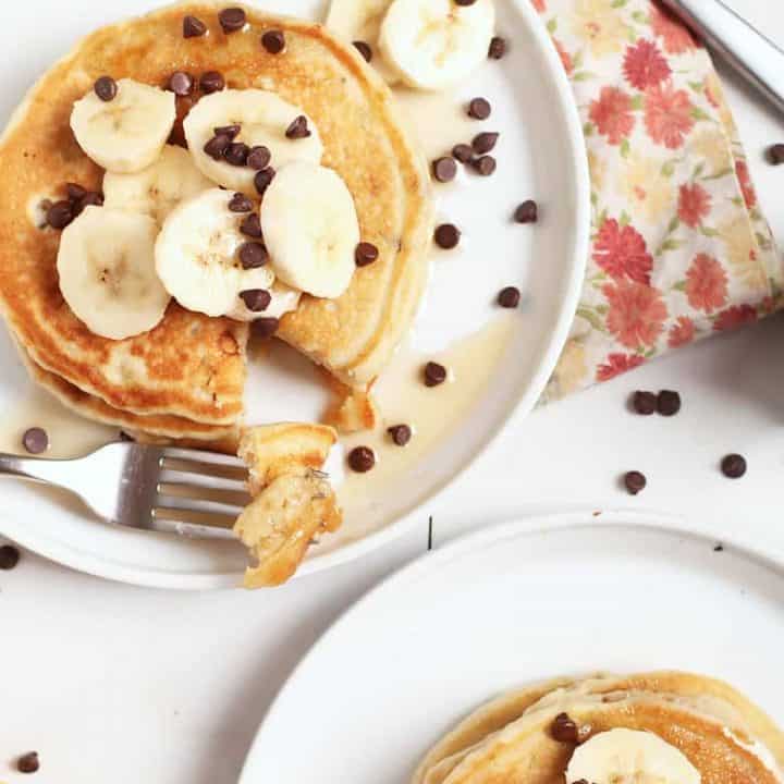 10-Minute Vegan Banana Pancakes | My Darling Vegan