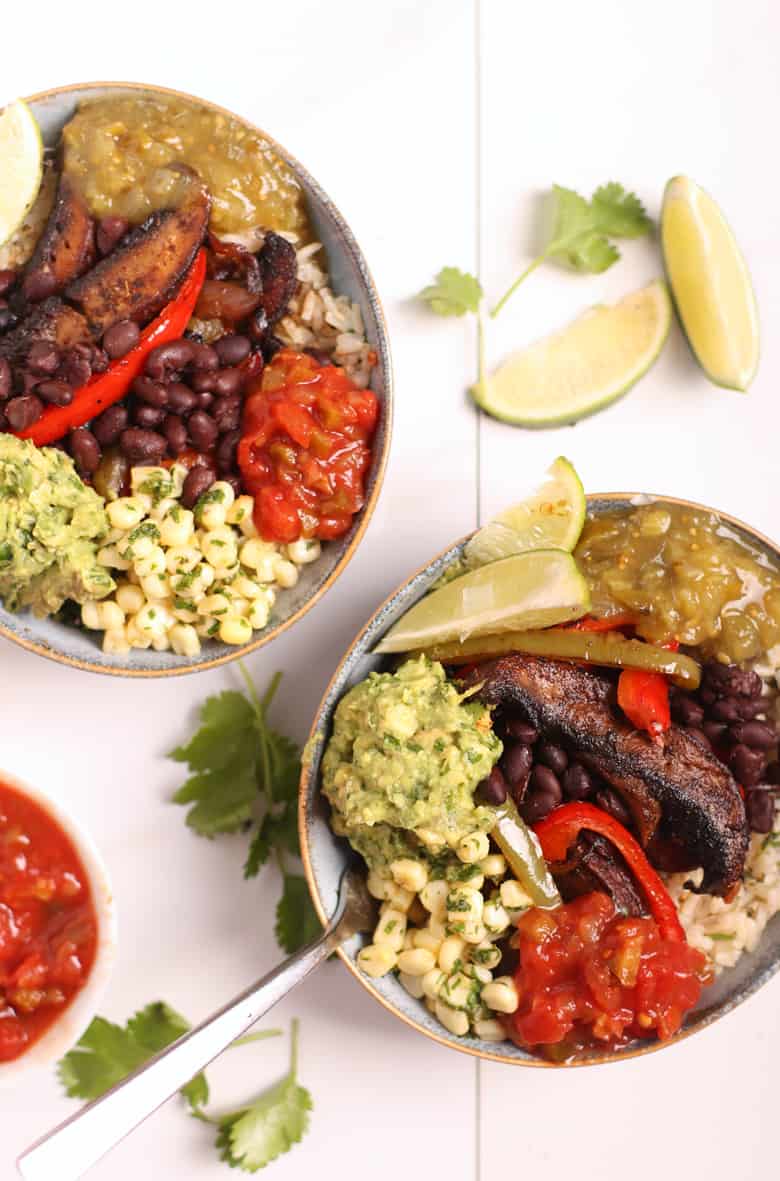 Portobello Fajita Bowls