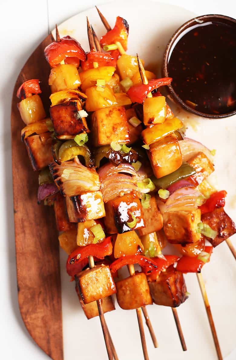 Teriyaki Tofu Skewers 