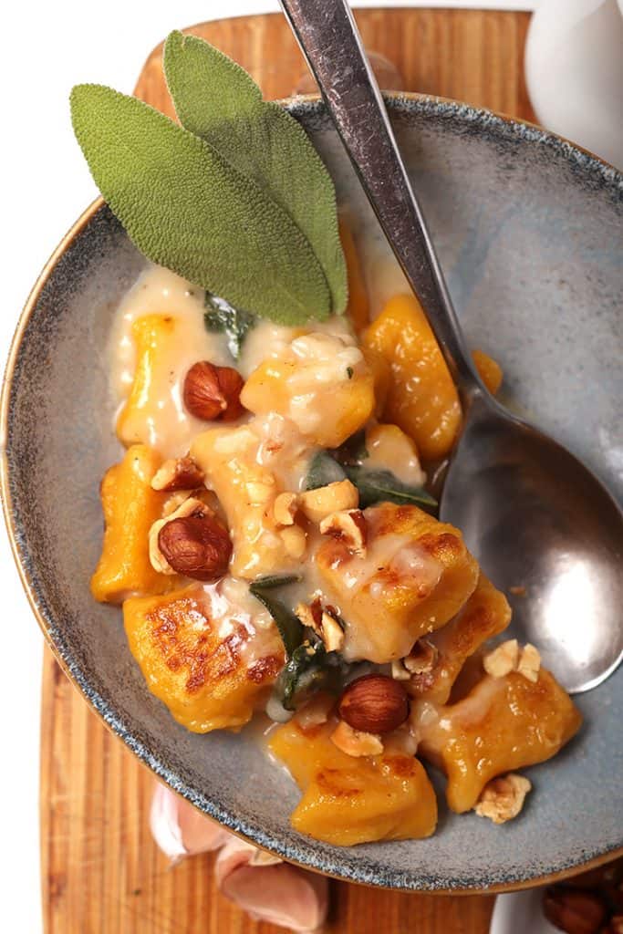 Pumpkin Gnocchi with fresh sage