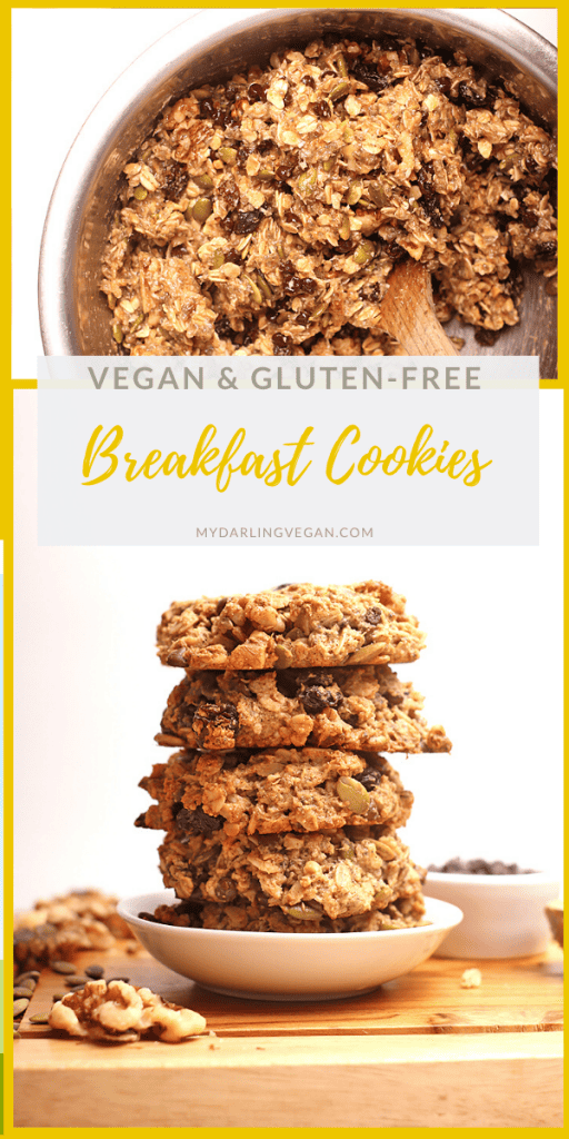 Start your day off with these superfood-packed gluten-free vegan breakfast cookies. Made in just 30 minutes for a breakfast or snack that will fuel you up all morning long.