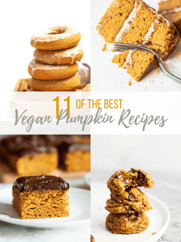 The BEST sweet vegan pumpkin recipes from around the internet. You can enjoy pumpkin all season long with this deliciously sweet seasonal roundup. From bread to doughnuts to cookies, there is a pumpkin recipe for everyone. 