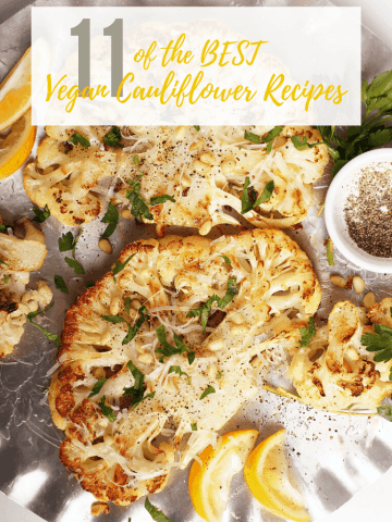 Do you know all the AMAZING things you can do with cauliflower? From rice to wings and everything in between, you're going to love these vegan cauliflower recipes. 100% Vegan.