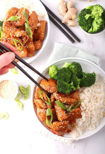 Vegan Mongolian Chicken