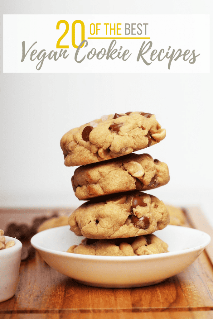 20 of the BEST Vegan Cookie recipes for all your get-togethers this year. Learn how to veganize any cookie by following the recipes in this guide below. Chocolate Chip Cookies, Oatmeal Cookies, Double Chocolate, and more!