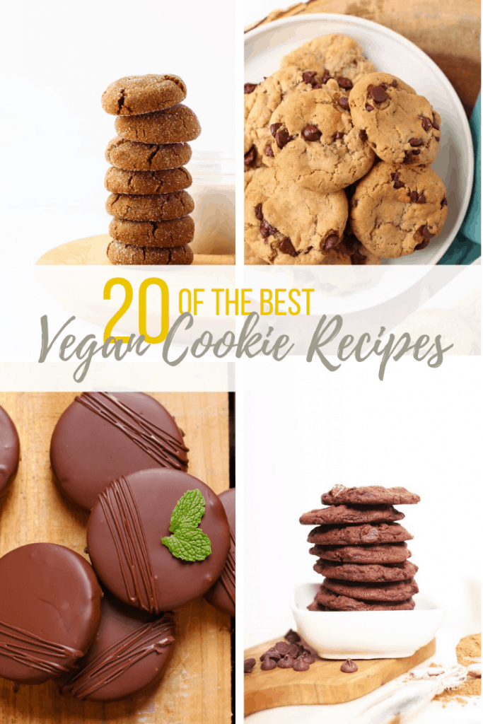 20 of the BEST Vegan Cookie recipes for all your get-togethers this year. Learn how to veganize any cookie by following the recipes in this guide below. Chocolate Chip Cookies, Oatmeal Cookies, Double Chocolate, and more!