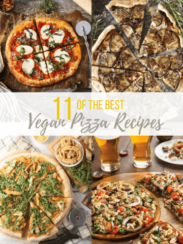 Just because you're vegan, doesn't mean you have to miss out on a good pizza! Here are some of my favorite vegan pizza recipes. From classics like Margarita Pizza to new favorites like Chicken Alfredo pizza, there is something for everyone.