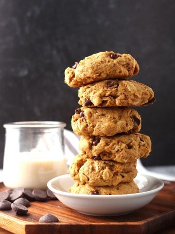 Stack of finished cookies