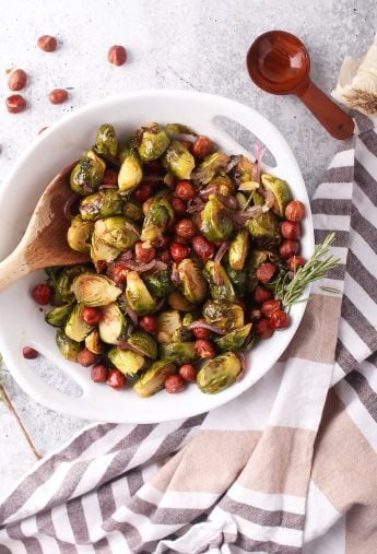 Maple Balsamic Brussels Sprouts