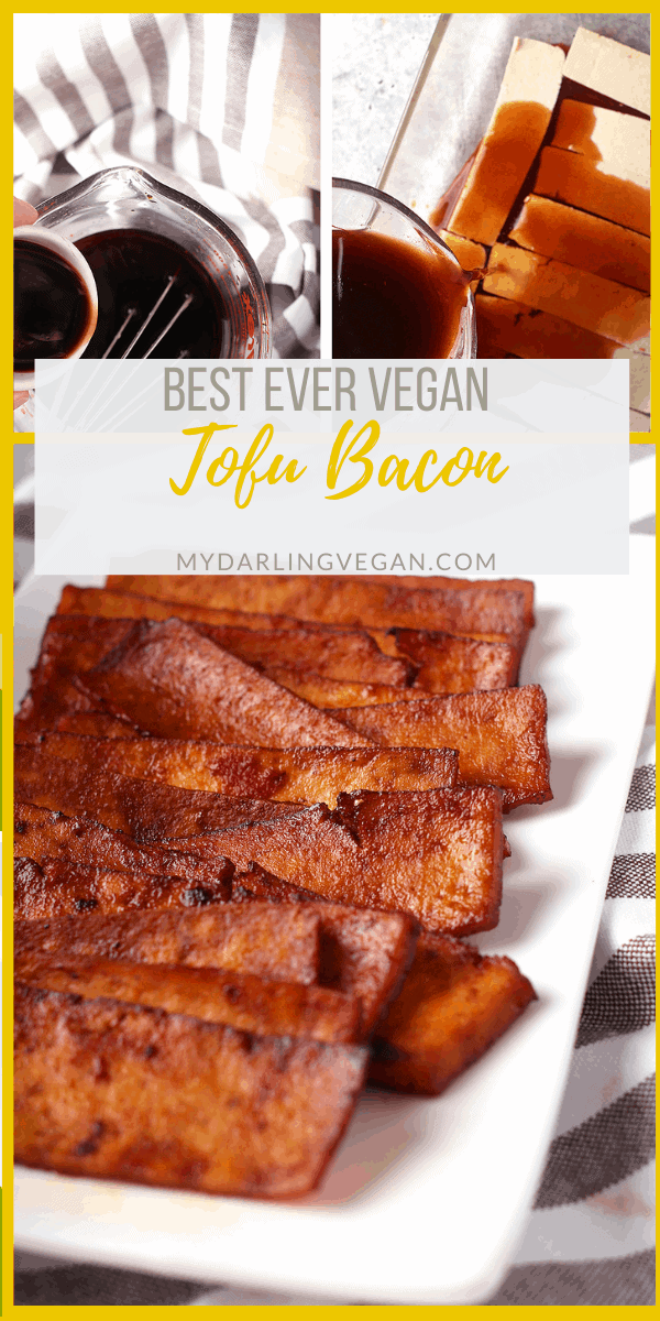 Homemade Vegan Bacon Strips - My Darling Vegan
