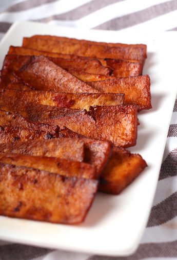 Homemade Vegan Bacon Strips