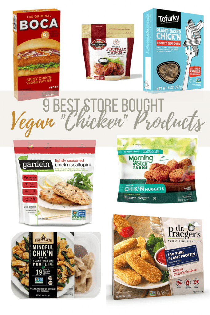 7 different types of store bought vegan chicken