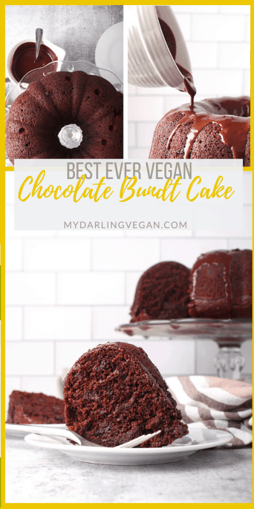 You're going to love this Vegan Chocolate Cake. It's made with beets for an added moisture that is unbeatable! Topped with rich chocolate glaze, this is a chocolate lover's dream.