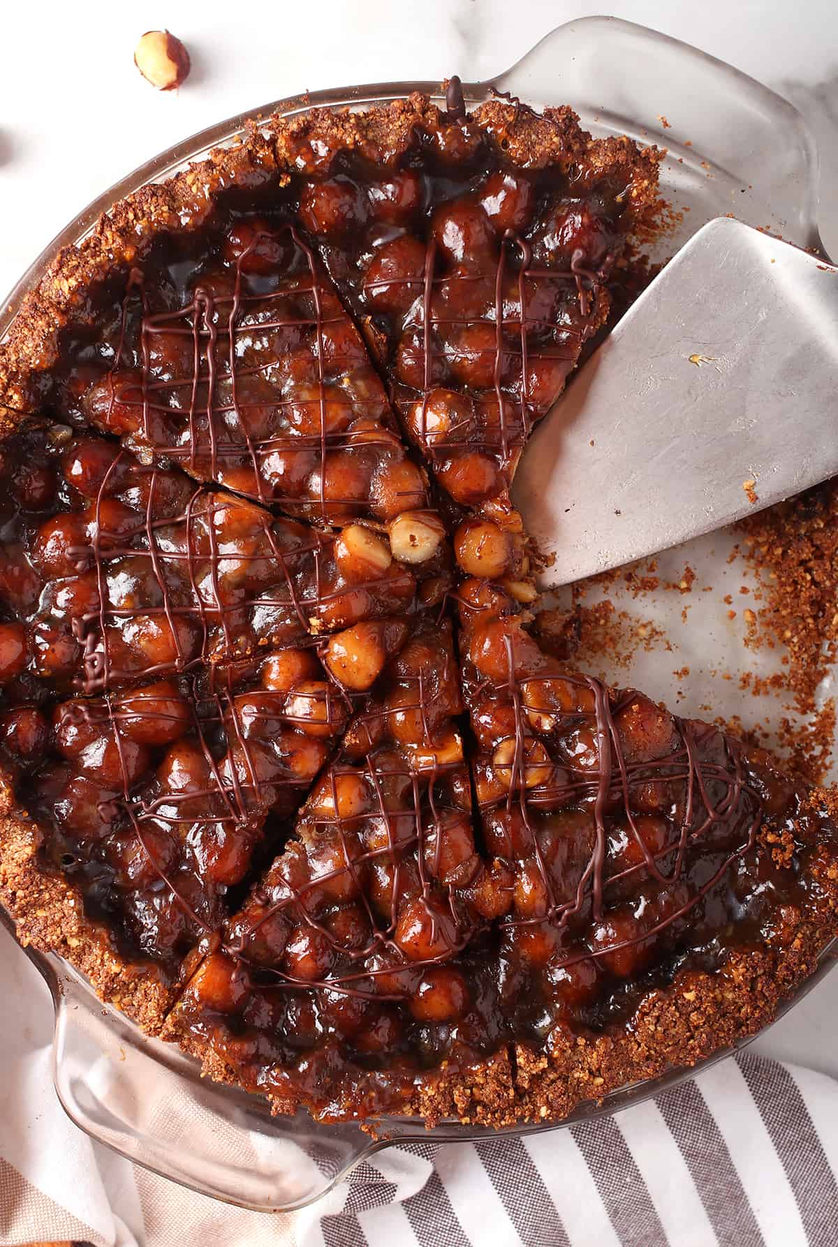Vegan Chocolate Hazelnut Pie My Darling Vegan