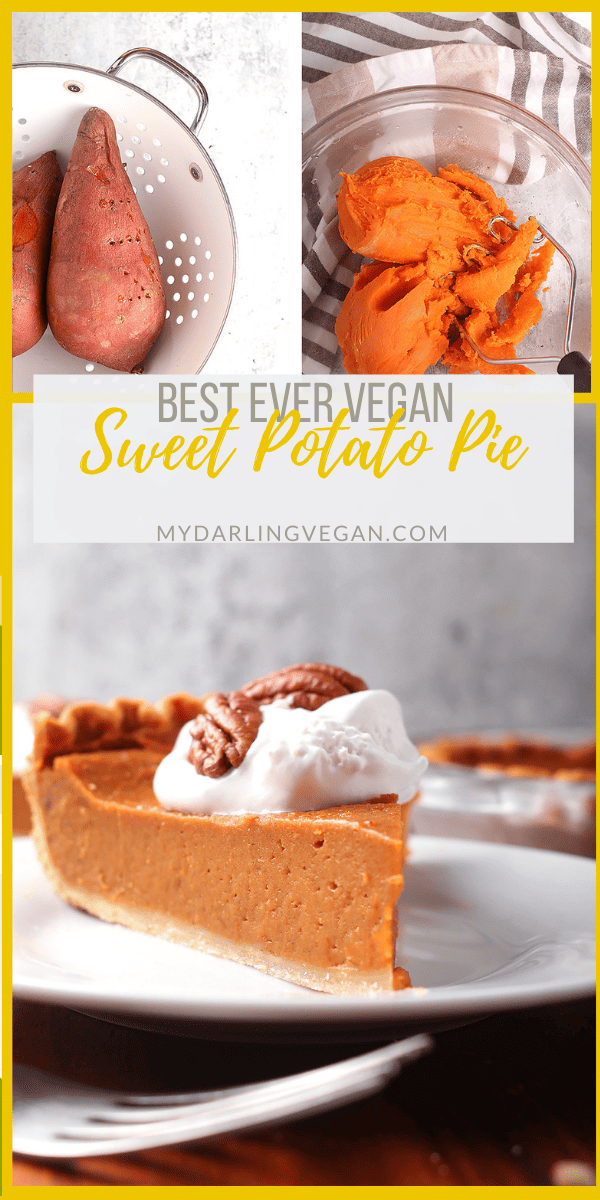 Classic Vegan Sweet Potato Pie - My Darling Vegan