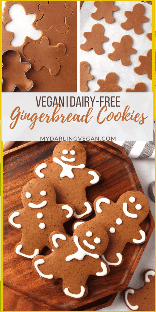 It's the perfect Vegan Gingerbread Cookie! They are sweet, spicy, and with the perfect crunch. Make them a little healthier by using coconut sugar. You won't even be able to taste the difference!